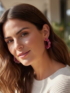 New Textured Hoop Earrings - Pick 1